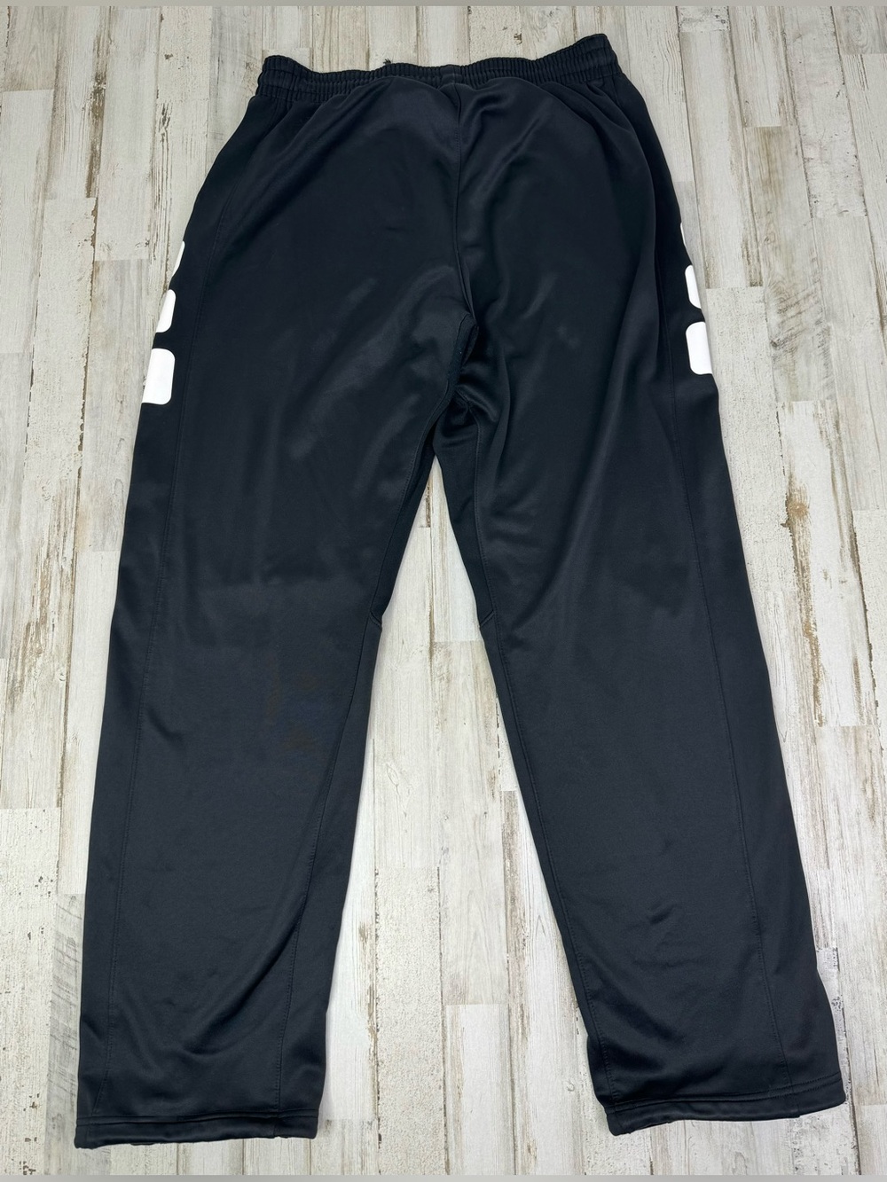 Nike Men's Black Sweatpants Size Large Elastic Waist Activewear - Picture 8 of 10